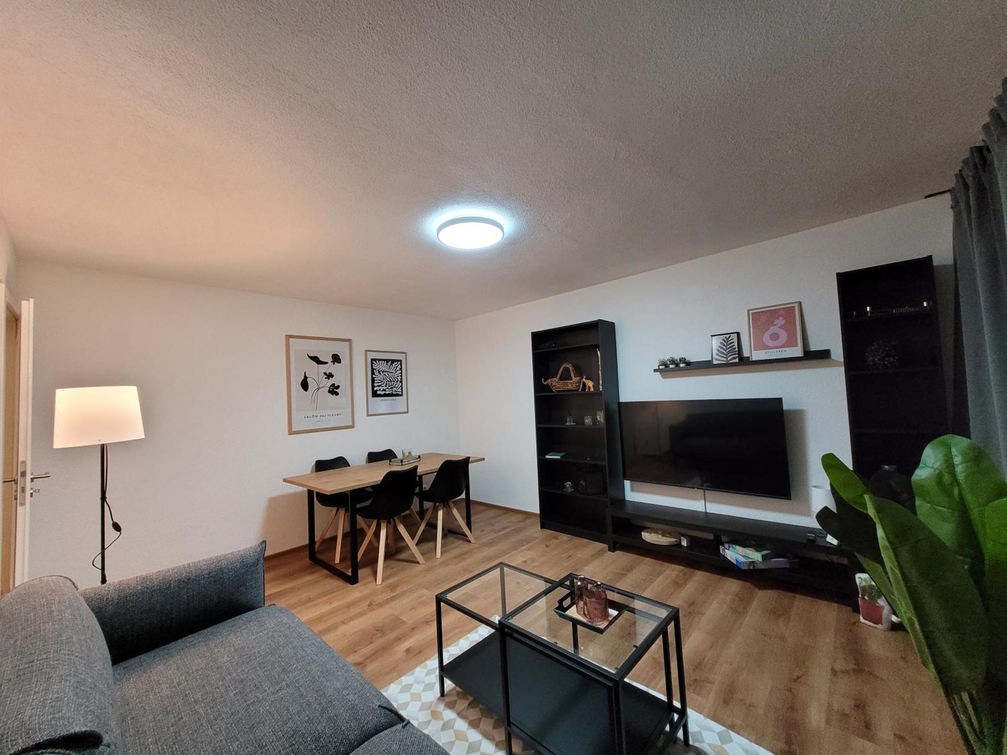 Apartment Living Flat, Eine Mit Zwei Schlafzimmern Und Balkon *